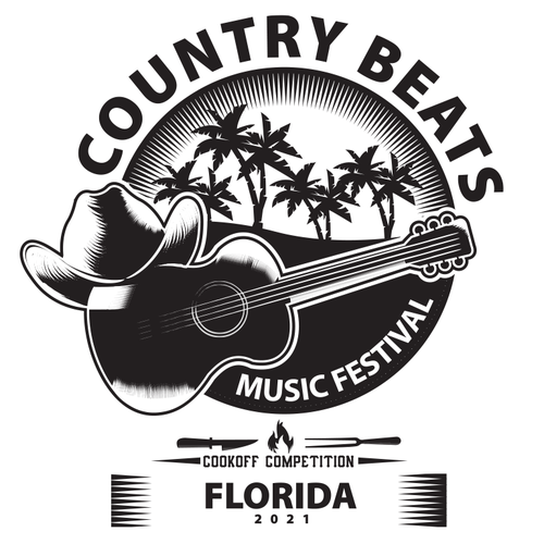 Iconic logo for iconic event for country music festivals in Florida Design by N. Lewis