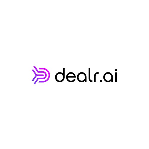 Create a simple and techy logo for a new AI product for dealr.cloud - dealr.ai Diseño de thetamlika®