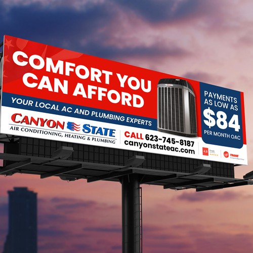 Design An Eye-Catching Billboard For An HVAC Company Design réalisé par Deep@rt