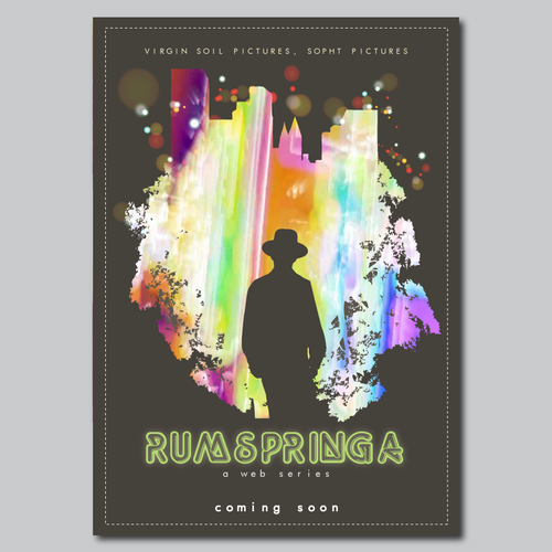 Create movie poster for a web series called Rumspringa Réalisé par ALOTTO