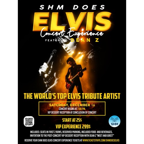 Creative Elvis Tribute Concert Experience Poster Needed! Design by BoodyKhaled