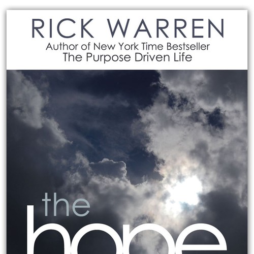 Design Rick Warren's New Book Cover Design por p:d