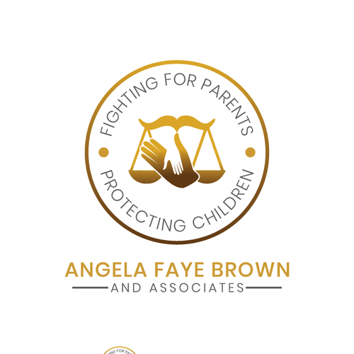 Family Law firm Logo Diseño de Anemone Creative