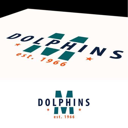 コンペ「99designs community contest: Help the Miami Dolphins NFL team re-design its logo!」のデザイン by danielsmithonlineさん 