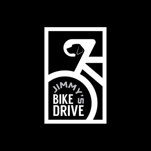 Logo for a bicycle fundraiser and somehow incorporating a black lab Design por ifux