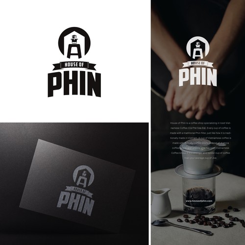 Creative coffee shop logo for Vietnamese Coffee Design by honeyjar