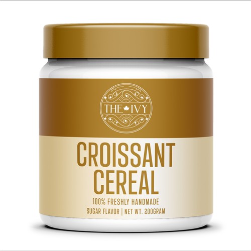 label designs for food (tiny croissant) Design by jansky6