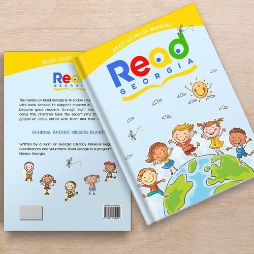 A book cover to inspire volunteers reading to children! Design by Esra Büte