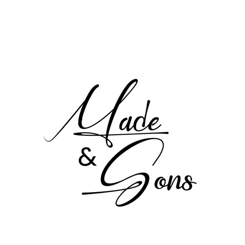 Luxury Meets Ease: Logo & Card Design for Made & Sons Design by D A™
