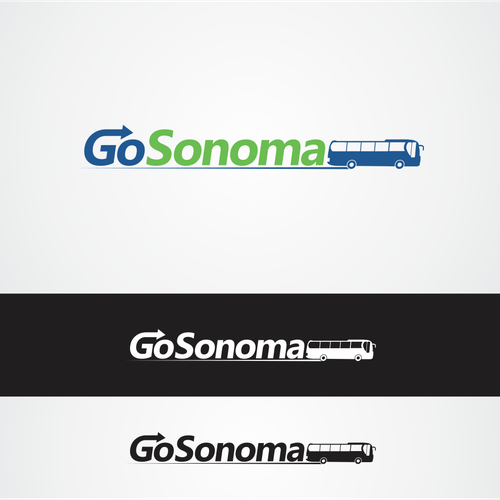 Multi-modal transportation logo for Sonoma County Design by ability