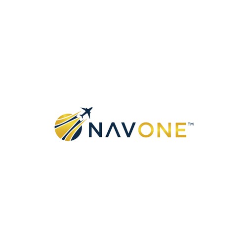 NavOne Logo - Sub Brand of NavPass.aero Design by dianagargarita