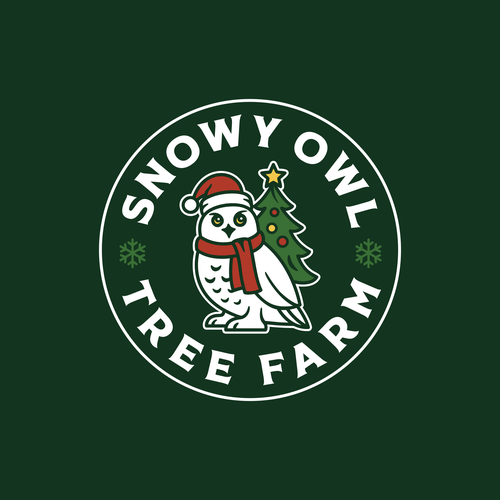 Snowy Owl Christmas Tree Farm ---LOGO COMPETITION! Design by Sasno P