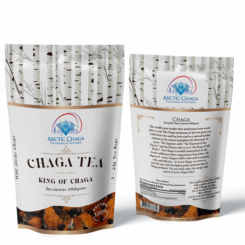 Arctic Chaga Label New Look Design by MSFTSWOLF✅