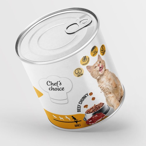 Design a super premium pet food packaging! Design by Budour A.