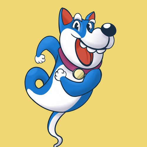 Redesign the Mascot for our Crypto Dog Coin and see it marketed EVERYWHERE! Design by ropol