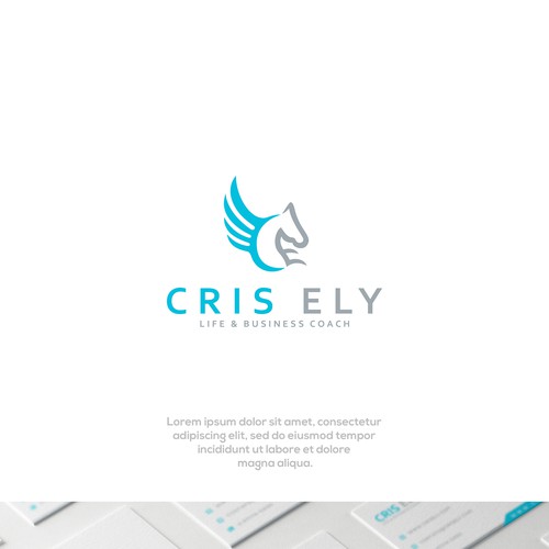 "Crie um logotipo inspirador e um cartão de visita elegante para a coach Cris Ely!" winning Logo design