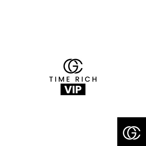 コンペ「Time Rich VIP Logo」のデザイン by Emmanualさん 