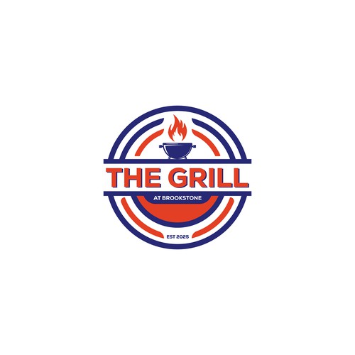 Fun and Modern Golf Course Restaurant Logo Design by Elvaren