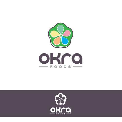 Okra inspired logo design Design by trio ALAS tatu