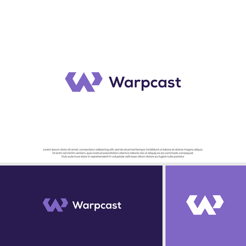 Design Warpcast logo di dir.de