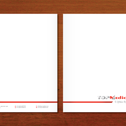 New stationery wanted for TOP Medical Réalisé par BramDwi