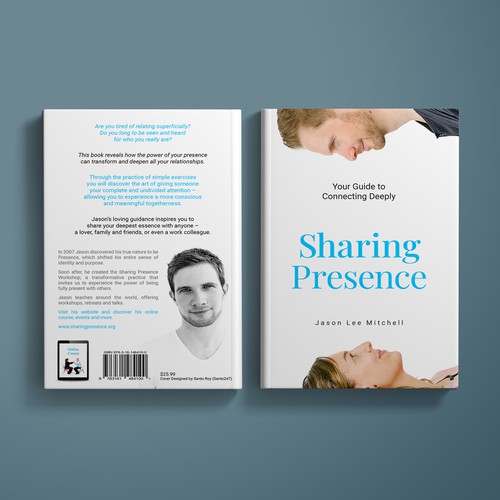 Mindfulness Book Cover on Sharing Presence Design by SantoRoy71