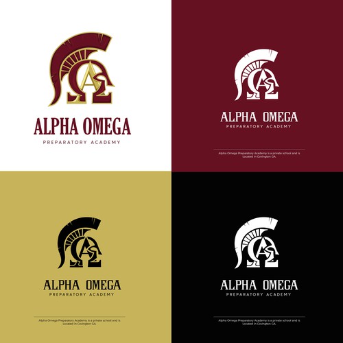 Help alpha omega preparatory academy with a new logo Logo design