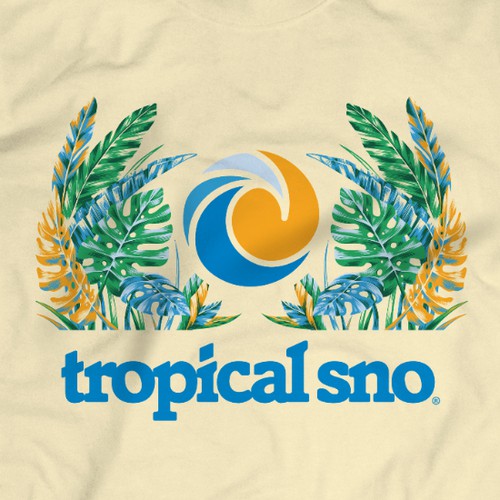 Tropical T-Shirt Design Design by Ibtar