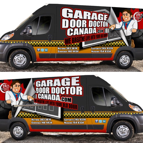 Vehicle wrap design on a new Promaster Van Design by J.Chaushev