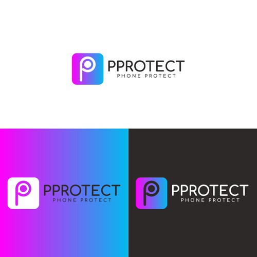 PPROTECT (Phone protect logo) (mobile cases and screen protectors) Design by DESIGN_TWE