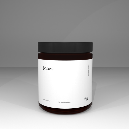 Minimal supplement label design Design by Pice Wilf