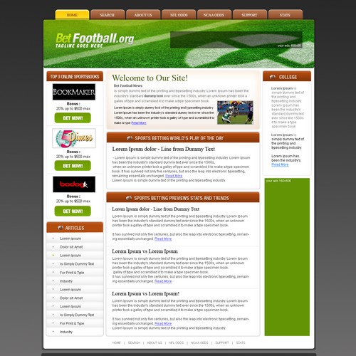 Best football bet website