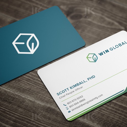 Design WIN Global Business Card Design di IK_Designs