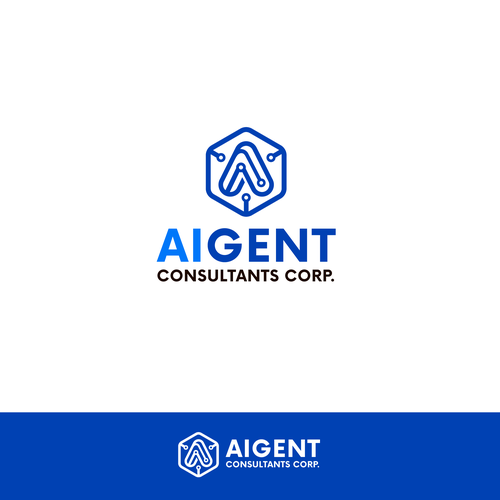 AI Agent Company: Appealing to small to medium sized businesses. Design by hompstudio