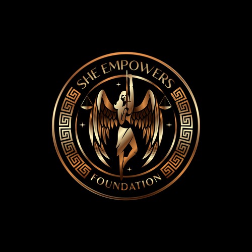 SHEempowers - luxurious design of a woman preferrably in some kind of a circle to appeal to women professionals Design by eMbo