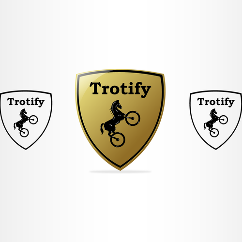 TROTIFY needs an awesome bicycle horse logo! Design por Carbonilas
