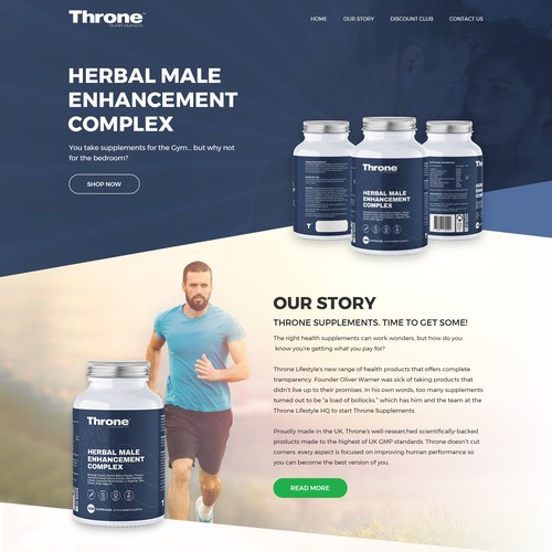 Supplement Website Design by Webwooter™