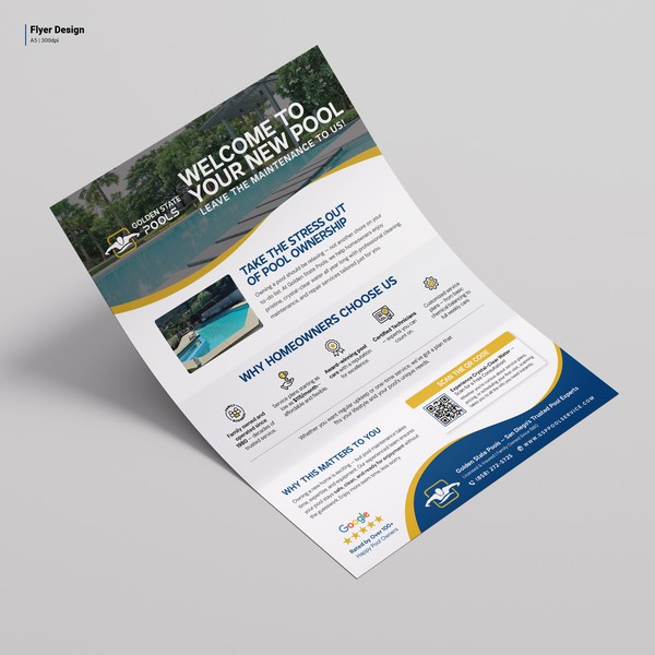 Flyer: Golden State Pools