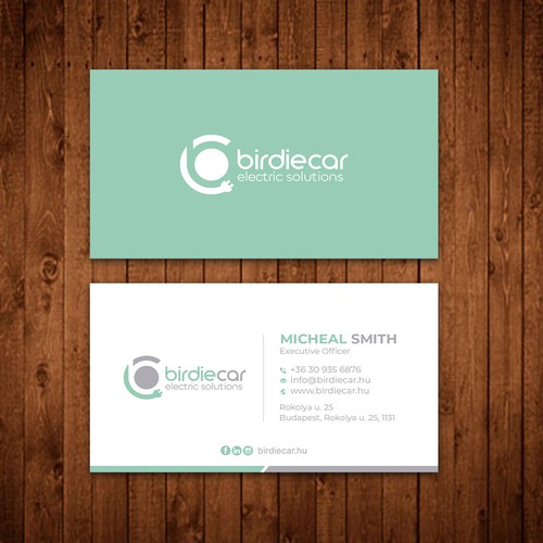 business card for company called birdie Design by ™SF_Design™