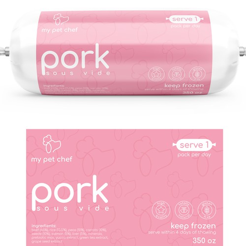 Premium Fresh Dog Food Design by Totoya