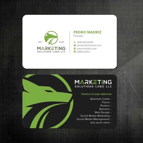 Marketing Solutions Business Card Design Design by Felix SH