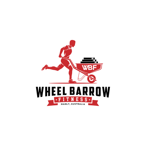 WBF 'Wheel Barrow Fitness' - Male Fitness Group in Manly Australia Design by SWARN " O