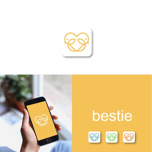 Stylish logo for start-up helping friends connect in time of need Design by Arwen14