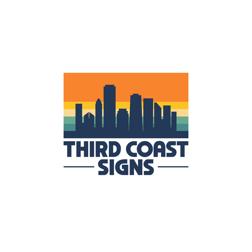 New vibrant business logo and branding for a sign making company serving Chicago Design by NinjaMouse™