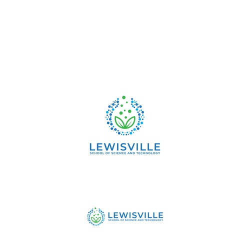 Lewisville SciTech Logo Design by eRsiti_Art