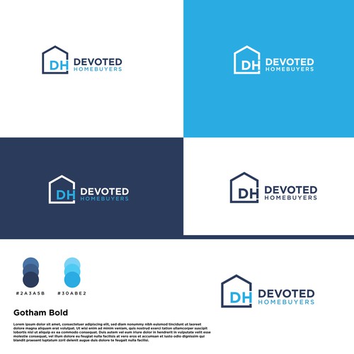 Devoted Homebuyers Logo Design by Spider0421