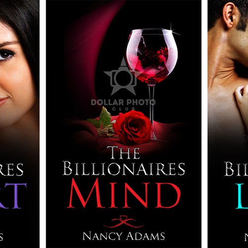 Create Appealing Romance Cover for New Billionaire Romance Trilogy! Design by PinaBee