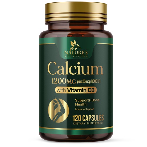 Calcium Plus Vitamin D3 Design Needed for Nature's Nutrition Design by UnderTheSea™