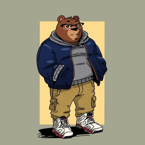 Little GeorgeさんのYeah I know, another Bear design. But Let's make this one is special with Love.デザイン