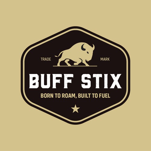 Buff Stix...Lean, Delicious, Buffalo Strong. Design by Studio 135+